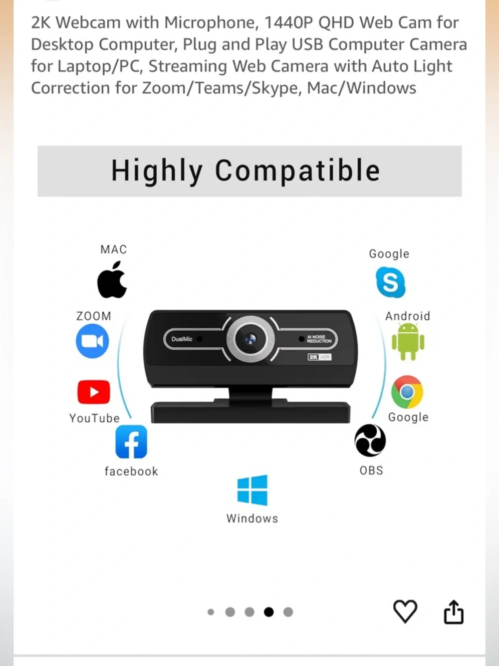 Webcam - Black 2k full